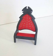 PLAYMOBIL (L1218) MOYEN-AGE - Trône pour Seigneur Forteresse Dragon Rouge 3269 