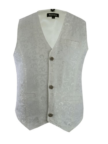Men brocade white - men's,