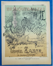 ORIENT ARABE VENISE MARIN PARTITION PLUIE DE SEQUINS LÉONTINE ZAMOR LECORNU 1876