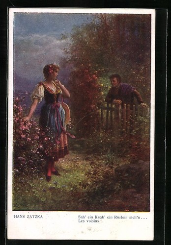 Carte postale artiste - postale, hans