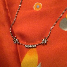 Magnifique Collier Ras Du Cou Or Blanc 14k Et  Ô’85k De Véritable Diamants 