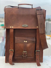 Homme Grand Messager Cuir Affaires Cartable Six Tailles Sac Ordinateur Portable