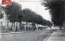 CPA 54 TATONVILLE RUE TOURTEL FRERES LA POSTE (BELLE ANIMATION