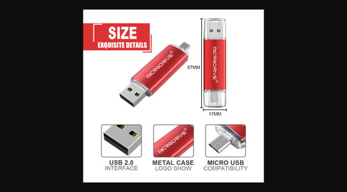 Clé usb 2 en 1 - 4, 2.0