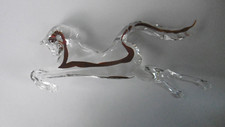 cheval en verre cristal de