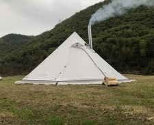 Tente Tipi Blanche Poêle À Bois HOT TENT Stove