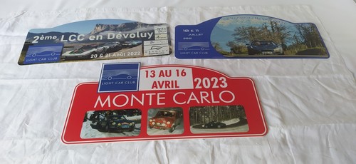 Plaque rallye - plaque,