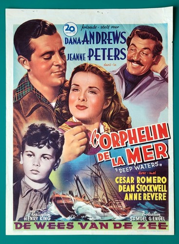 Affiche belge deep waters - belge,