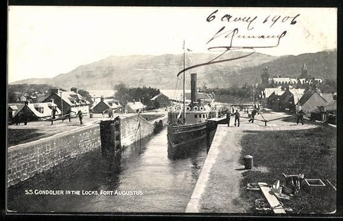 Carte postale fort augustus - carte,