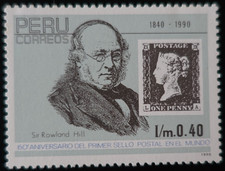 TIMBRE du PÉROU - LE BLACK