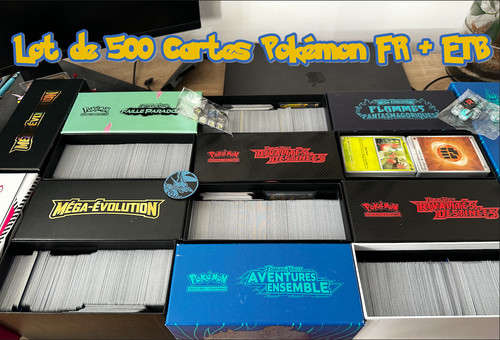 Lot pokémon 500 cartes - 500,