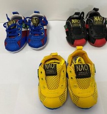 NAO DO BRASIL Lot De 3 Paires De Chaussures Bébé Garçon Taille 18 Artisanal/EBMJ