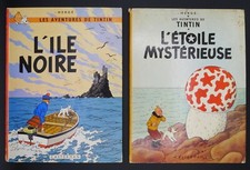 Tintin french eds ile noire - tintin,