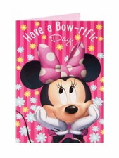 6 cartes d'anniversaire Disney