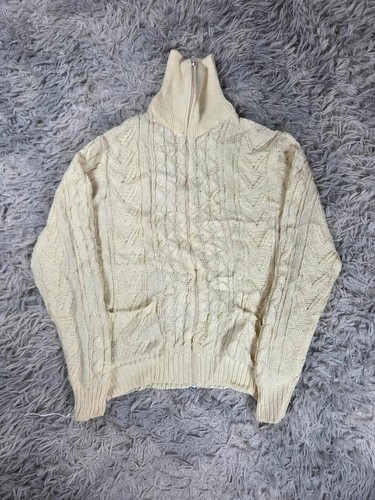 Pull zippé vintage - , torsadé