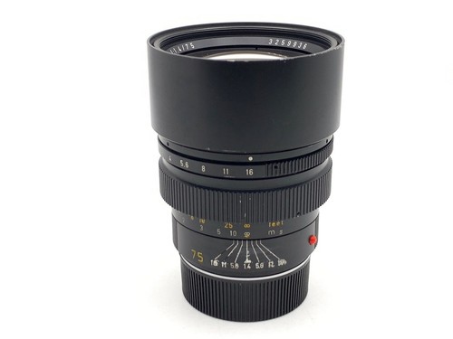 Leica summilux objectif 75mm - leica, summilux-m