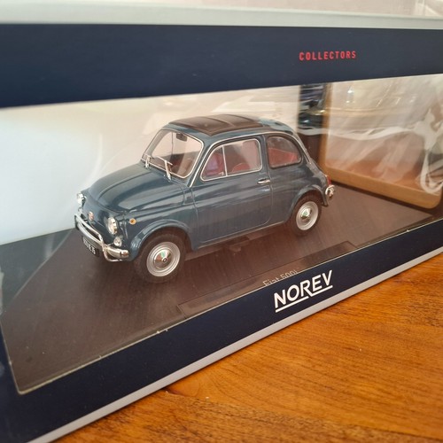 Fiat 500 bleu - fiat, l