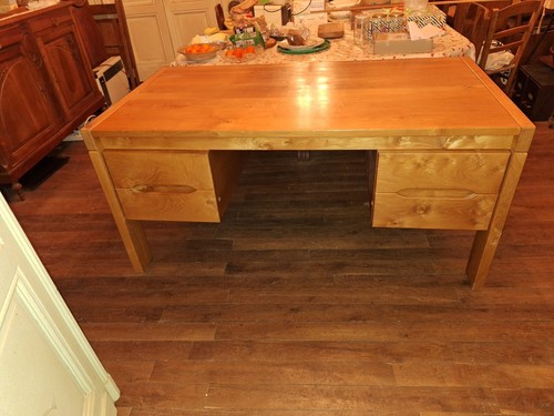 Bureau orme massif maison - bureau,