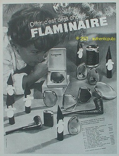 Publicite flaminaire briquet - flaminaire,