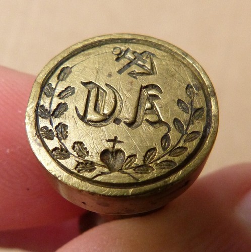 Sceau cachet bronze avec