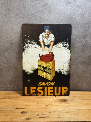 Plaque métal savon - plaque, lesieur