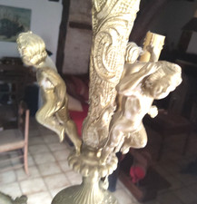 Ancien Lustre bronze 3