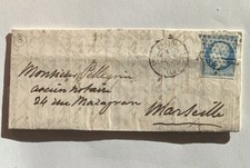 LETTRE YT N° 14 PARIS ETOILE