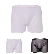 Boxer slip transparent homme