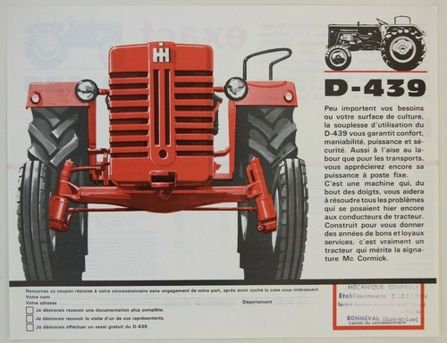Prospectus brochure tracteur - prospectus,