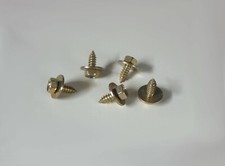 5X Vis À Tôle Kombi 6,3X16 Jaune Zingué NOS De Würth Pour Oldtimer Youngtimer