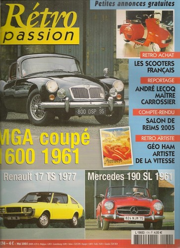 Retro passion 174 mga coupe - mga,