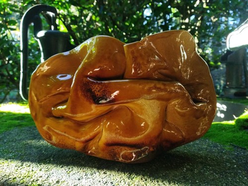 Magnifique vase original grès