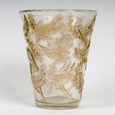 Vase grives verre patine - grives,