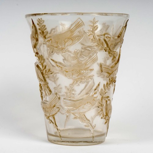 Vase grives verre - vase, patine