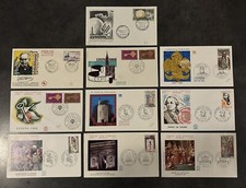 10 Timbre France Lot de FDC
