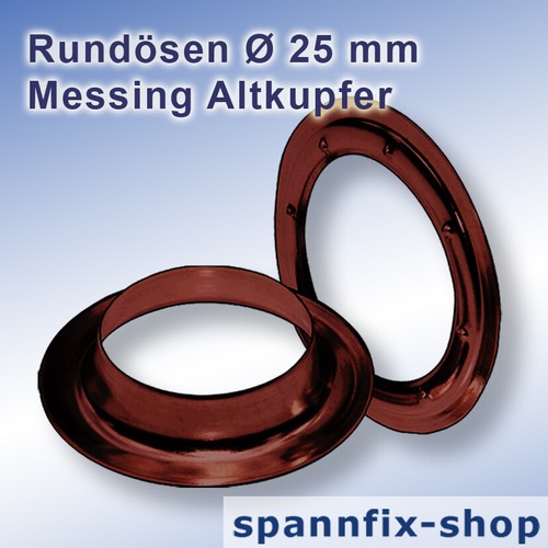 Oeillets ronds mm - 25,