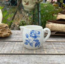 Pot à crème - Sarreguemines, Lunéville ? - Terre de Fer - Décor fleuris