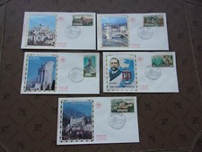MONACO - 5 enveloppes 1er jour 1971 (B33)