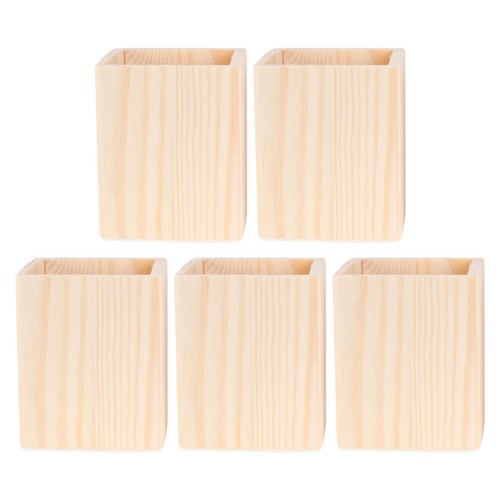 Seau rangement bois diy pot - de,