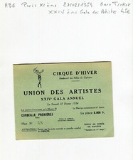 Paris cirque hiver rare - -,