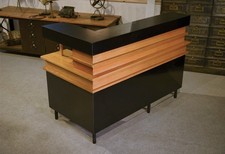 Bar/comptoir moderniste dans le goût de Jean Prouvé 1940's