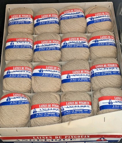 Beige yarn balls - beige,