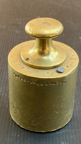 Ancien poids en laiton - poids, de