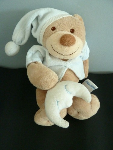 Doudou peluche nattou ours - doudou,