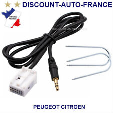 Cable auxiliaire MP3   auto radio RD4  Peugeot Citroen 207 307 407 607 807
