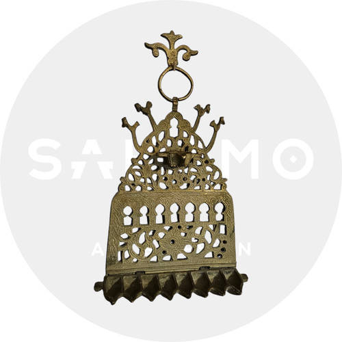 Grande ancienne lampe - grande, de
