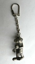 TRES RARE FIGURINE PORTE CLES BD KEYCHAIN MORTADEL FILEMON métal DUNKIN MORTADEL