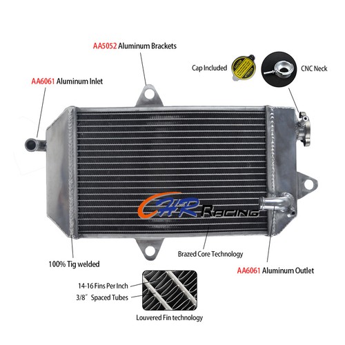 3row aluminum radiator atv for - radiator,
