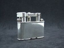 DUNHILL BIJOU 'A' Briquet essence Plaqué argent lighter petrol Feuerzeug