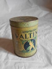 Vintage Tin Valtine Baby food 1910s baby wrestling a duck French